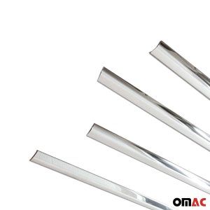 Nissan Juke Window Trim - Omac - S.Steel 4 Pcs - Gloss Silver - 2011-2017